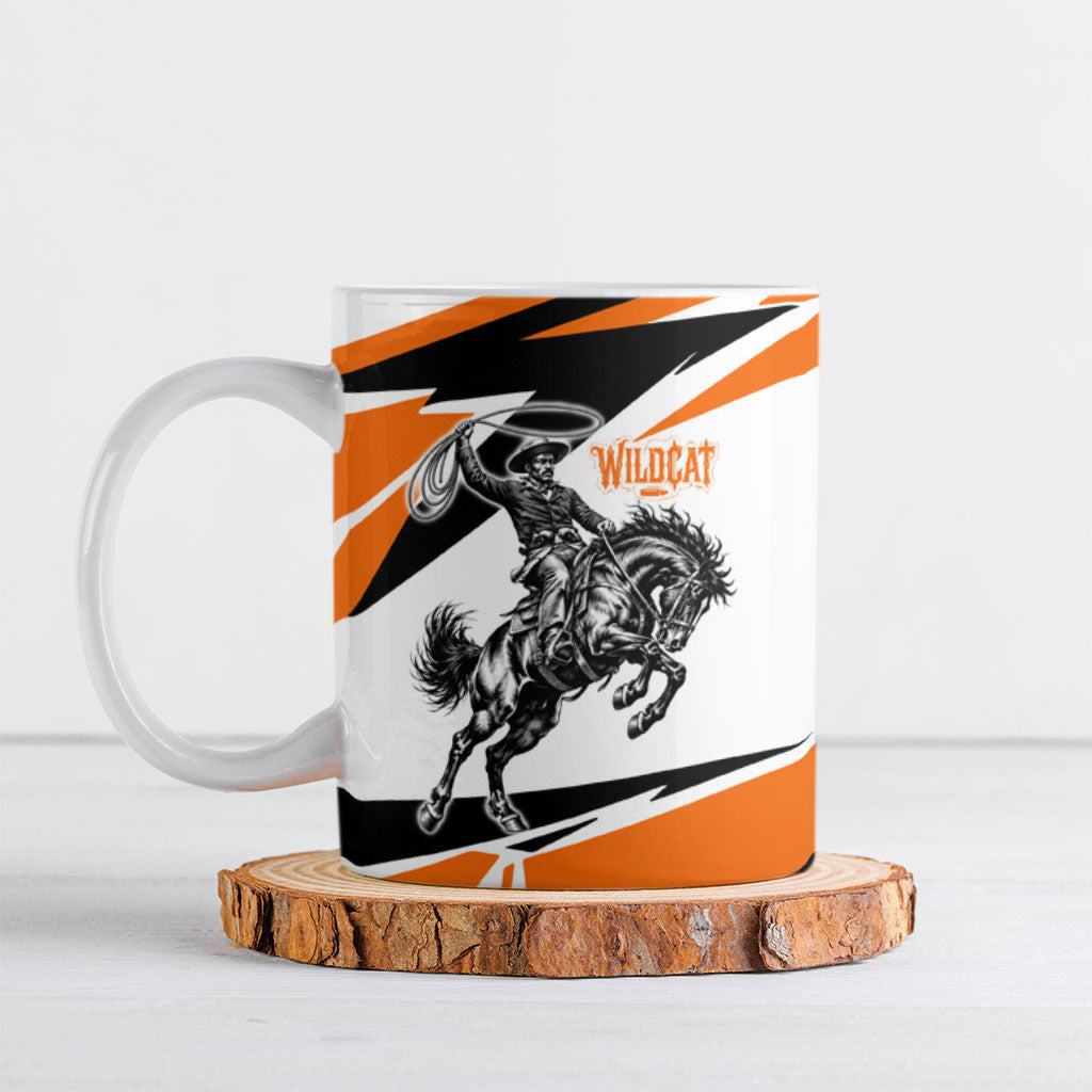 Isom Dart Black Cowboy Rider Of The Lost Frontier Ceramic Mug Vintage Western Outlaw Graphic Illustration Wild West Legend