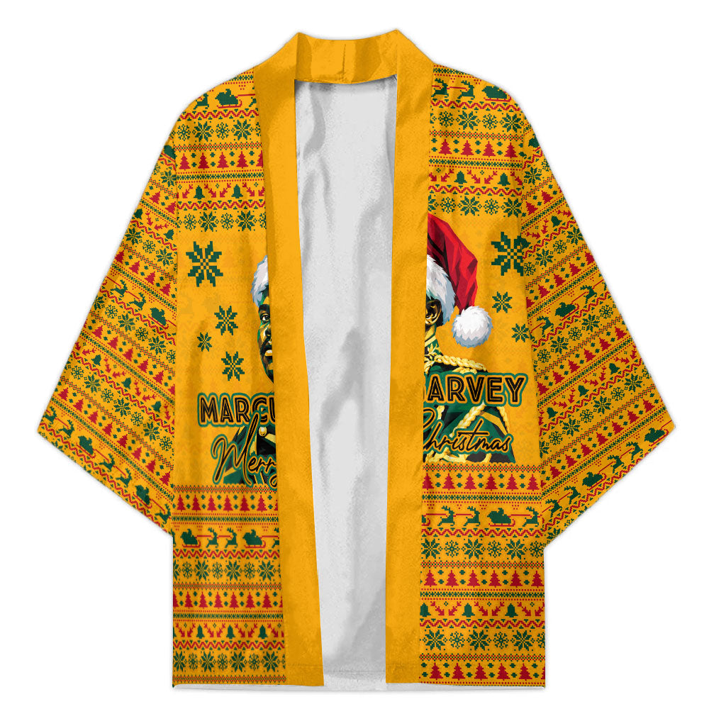 Marcus Garvey Christmas Kimono Inspirational History Quote Ugly Knitted Pattern Festive