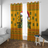 Marcus Garvey Christmas Window Curtain Inspirational History Quote Ugly Knitted Pattern Festive