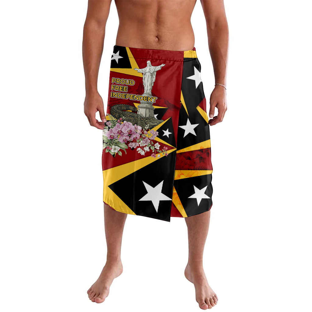 Timor-Leste Independence Day Lavalava Timor-Leste Cultural Pride - Cristi Rei Floral