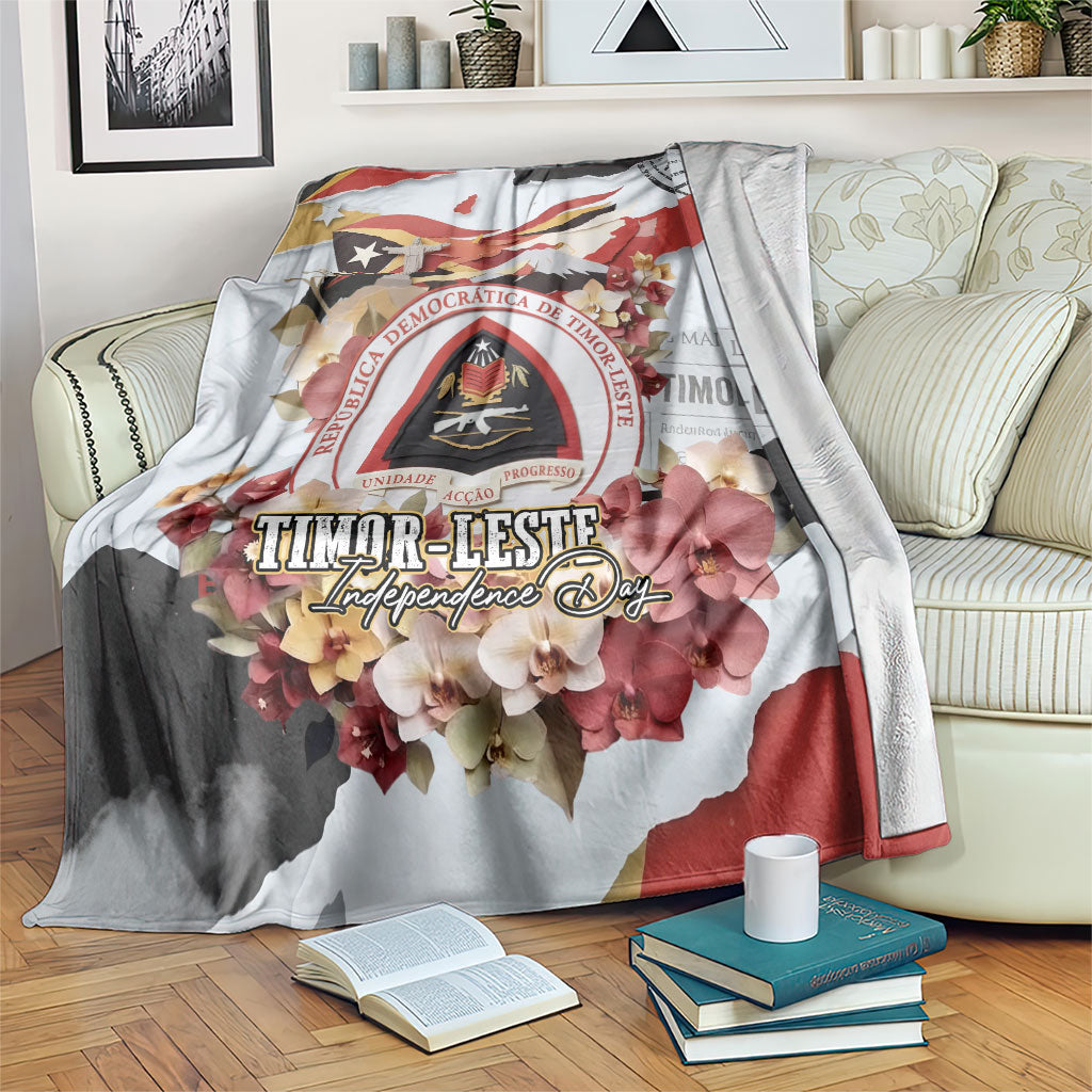 Timor-Leste Independence Day Blanket Timor-Leste Flag Cultural Heritage Floral