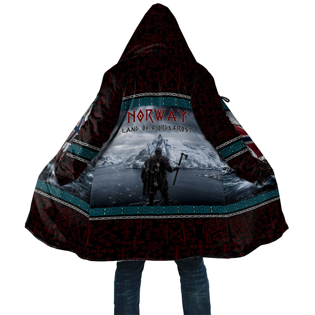 Norway Viking Ship Warrior Cloak Norse Mythology Rune