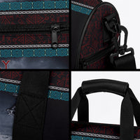 Norway Viking Ship Warrior Duffle Bag Norse Mythology Rune