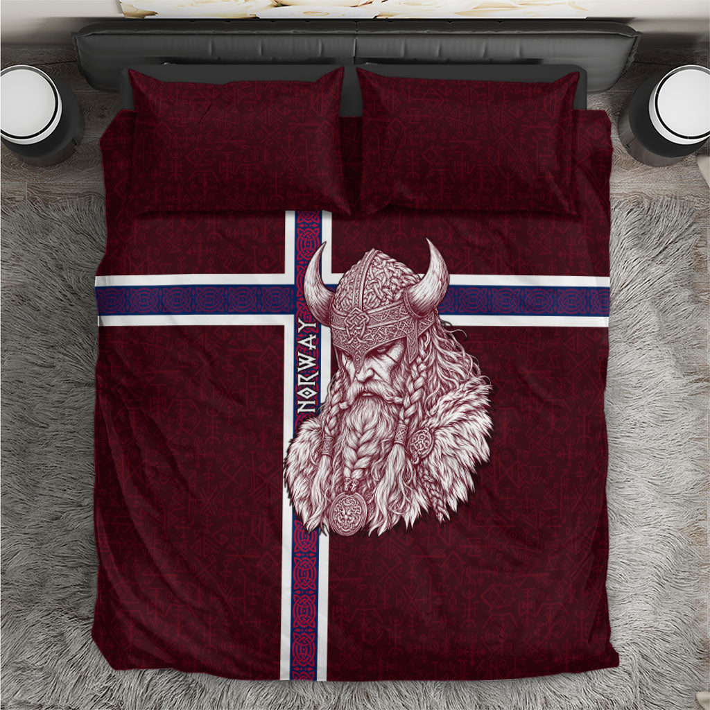 Norway Viking Spirit Bedding Set Norse Mythology Warrior