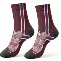 Norway Viking Spirit Crew Socks Norse Mythology Warrior
