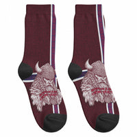 Norway Viking Spirit Crew Socks Norse Mythology Warrior
