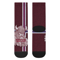 Norway Viking Spirit Crew Socks Norse Mythology Warrior