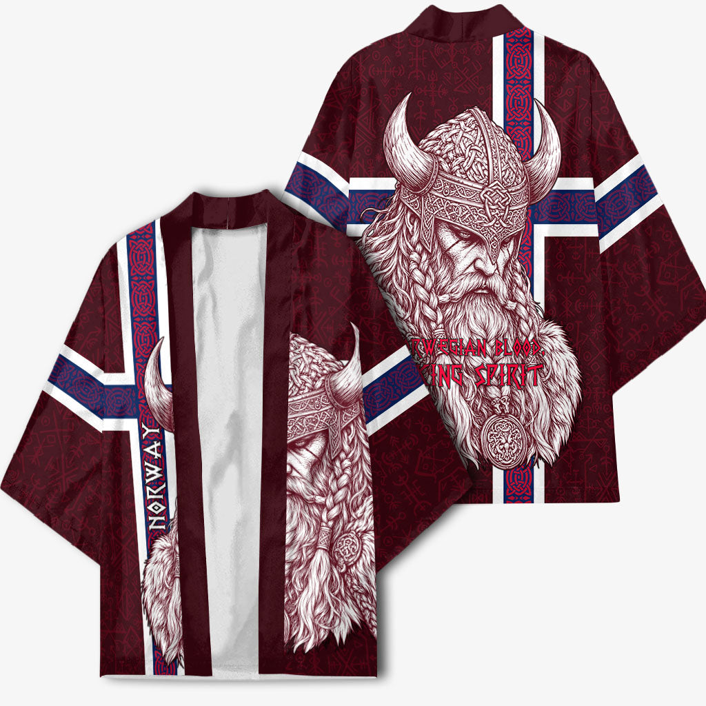 Norway Viking Spirit Kimono Norse Mythology Warrior