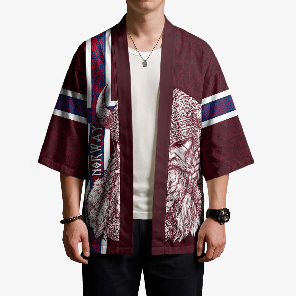 Norway Viking Spirit Kimono Norse Mythology Warrior