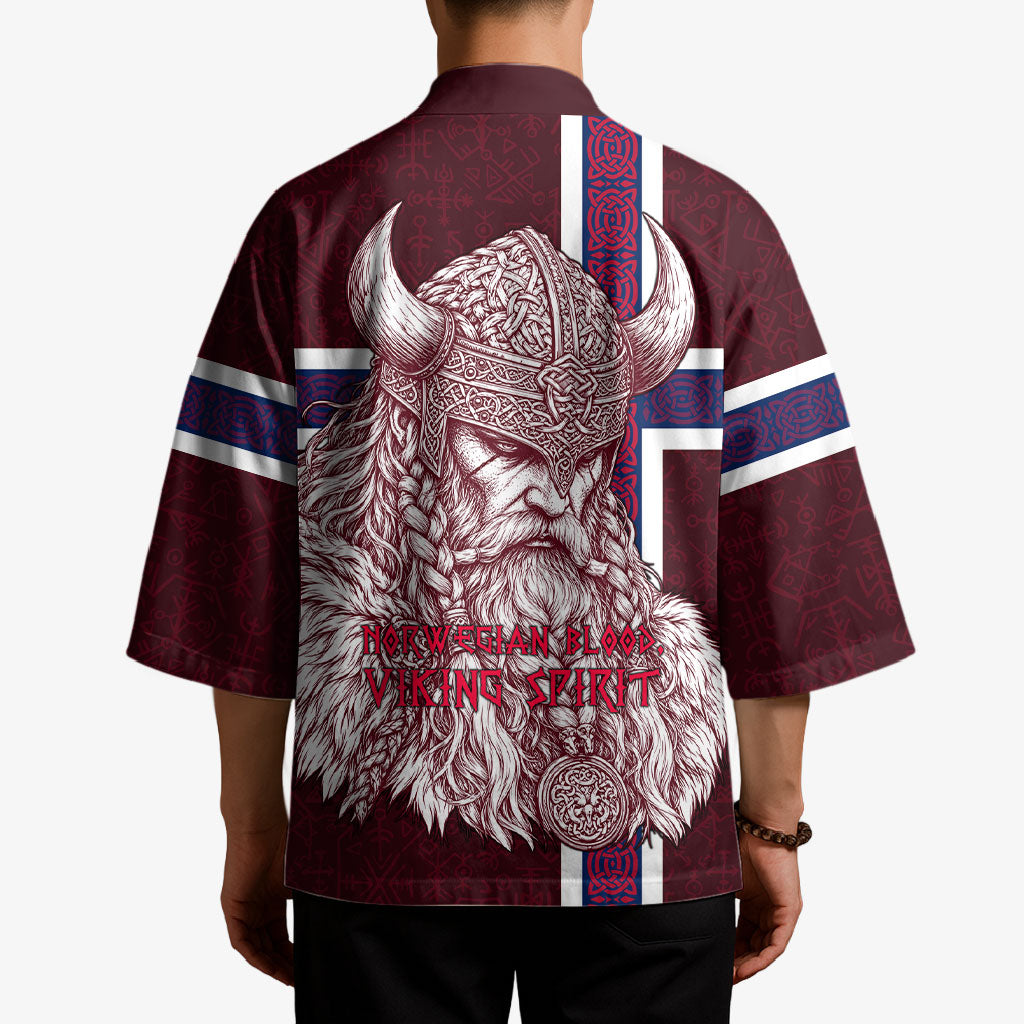 Norway Viking Spirit Kimono Norse Mythology Warrior