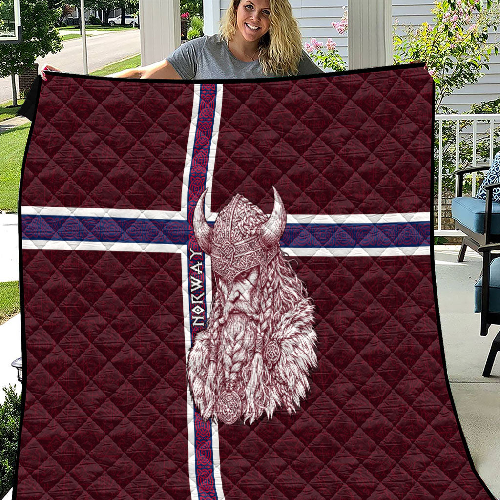 Norway Viking Spirit Quilt Norse Mythology Warrior