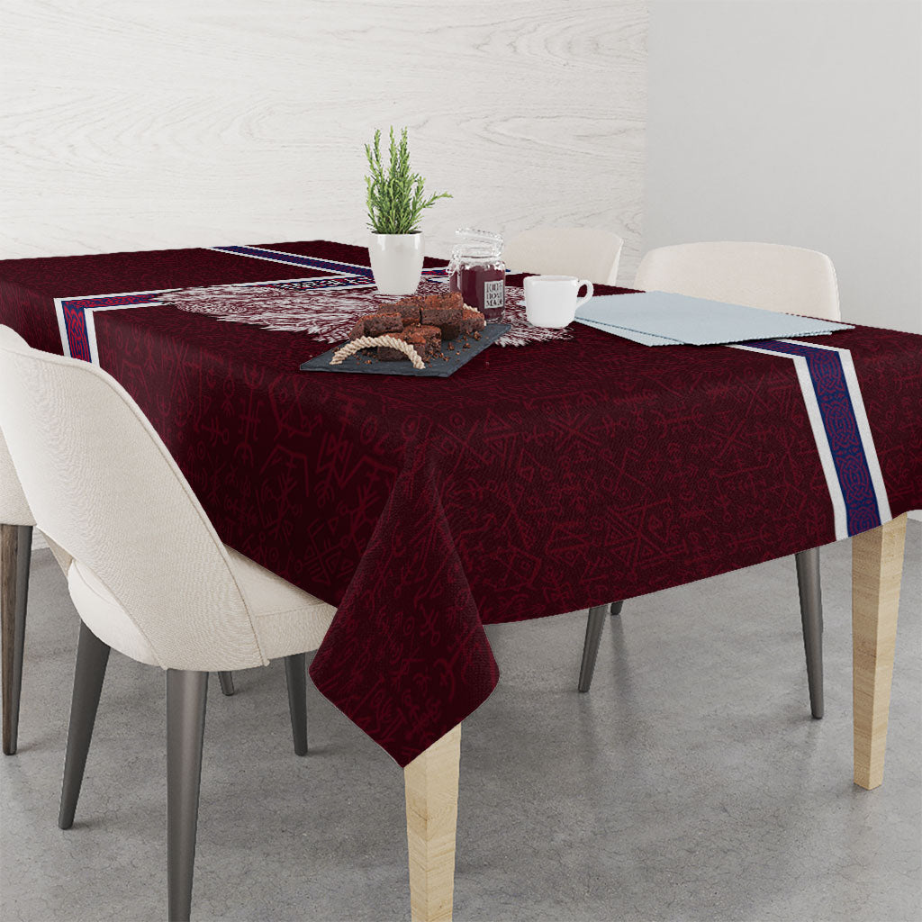 Norway Viking Spirit Tablecloth Norse Mythology Warrior