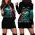 Don't Try To Figure Me Out Skull Hoodie Dress - Wonder Print Shop