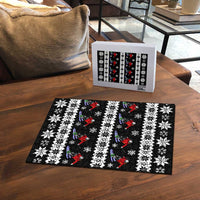 Skiing Snowflake Christmas Puzzle Xmas Holiday Patterns - Wonder Print Shop