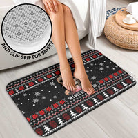 Skull Couple Christmas Bathroom Set Xmas Holiday Patterns - Wonder Print Shop