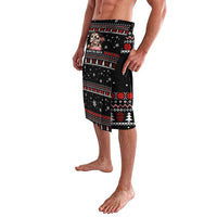Skull Couple Christmas Lavalava Xmas Holiday Patterns - Wonder Print Shop