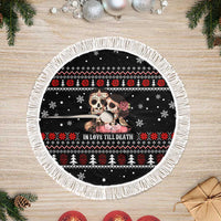 Skull Couple Christmas Tree Skirt Xmas Holiday Patterns - Wonder Print Shop