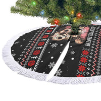 Skull Couple Christmas Tree Skirt Xmas Holiday Patterns - Wonder Print Shop