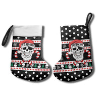 Skull Creepmas Christmas Yall Christmas Stocking Xmas Holiday Patterns - Wonder Print Shop