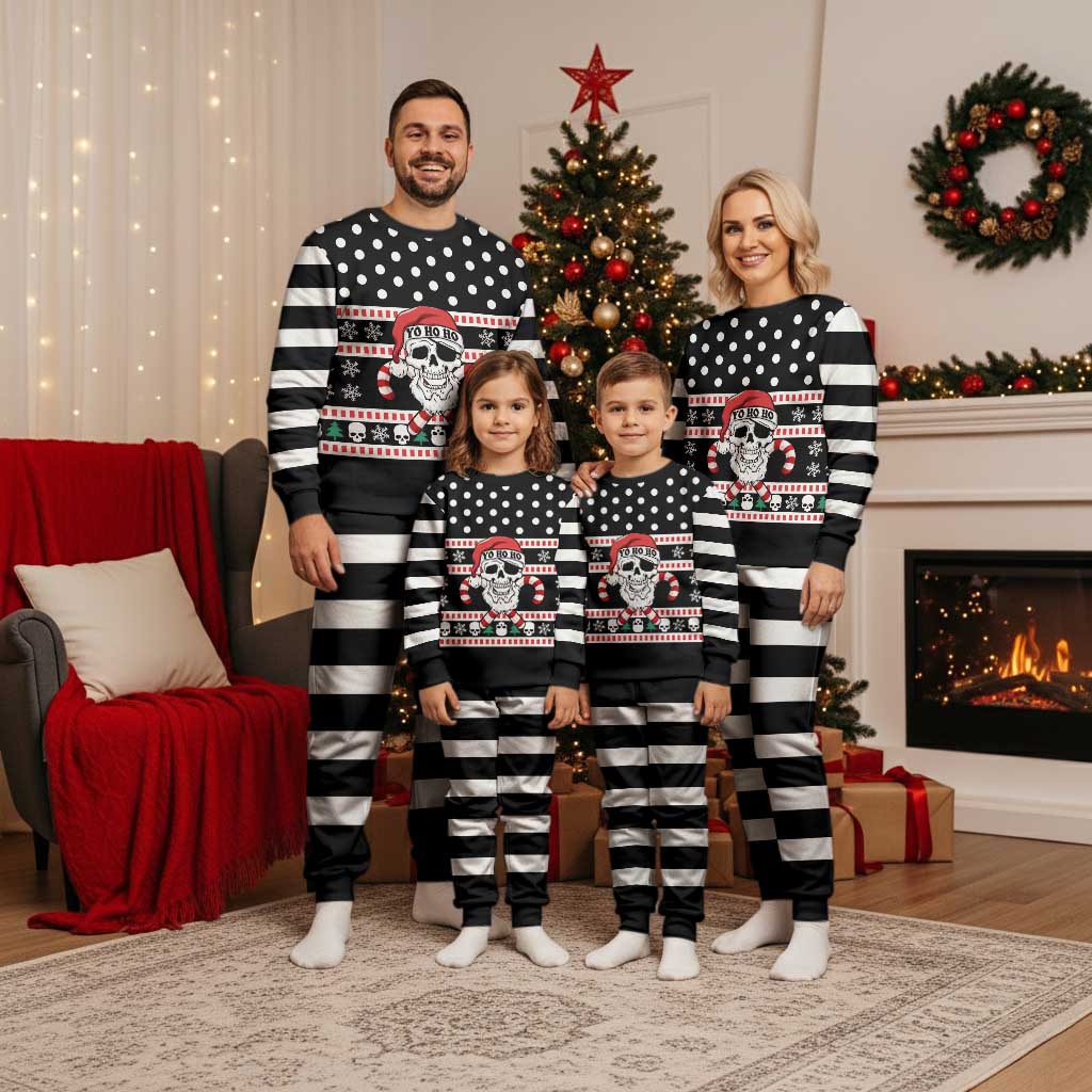 Skull Creepmas Christmas Yall Christmas Pajama Set Xmas Holiday Patterns - Wonder Print Shop