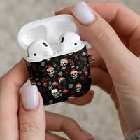 Skull Face Christmas AirPods Case Xmas Holiday Patterns - Wonder Print Shop