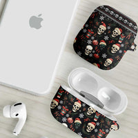 Skull Face Christmas AirPods Case Xmas Holiday Patterns - Wonder Print Shop