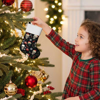 Skull Face Christmas Stocking Xmas Holiday Patterns - Wonder Print Shop