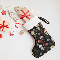 Skull Face Christmas Stocking Xmas Holiday Patterns - Wonder Print Shop