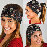 Skull Face Christmas Neck Gaiter Xmas Holiday Patterns - Wonder Print Shop