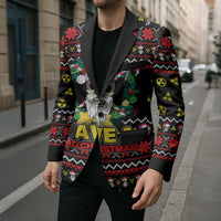 Skull Have A Rad Christmas Blazer Xmas Holiday Patterns - Wonder Print Shop