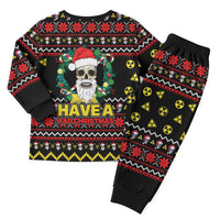 Skull Have A Rad Christmas Pajama Set Xmas Holiday Patterns - Wonder Print Shop