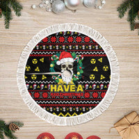 Skull Have A Rad Christmas Tree Skirt Xmas Holiday Patterns - Wonder Print Shop
