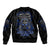 Skull Butterfly Demon - Zero Fck Given Bomber Jacket - Wonder Print Shop