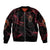 I'm Never Alone Skull Demon Bomber Jacket - Wonder Print Shop