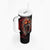 I'm Never Alone Skull Demon Tumbler With Handle