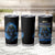 When I Was Born Reaper Fire Blue Tumbler Cup