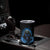 When I Was Born Reaper Fire Blue Tumbler Cup