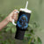 When I Was Born Reaper Fire Blue Tumbler With Handle