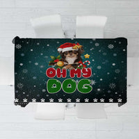 Chihuahua Oh My Dog Christmas Tablecloth Xmas Holiday Patterns - Wonder Print Shop