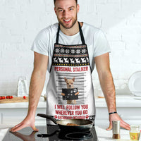 Chihuahua Personal Stalker Christmas Apron Xmas Holiday Patterns - Wonder Print Shop