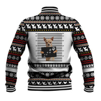 Chihuahua Personal Stalker Christmas Baseball Jacket Xmas Holiday Patterns - Wonder Print Shop