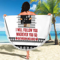 Chihuahua Personal Stalker Christmas Beach Blanket Xmas Holiday Patterns - Wonder Print Shop