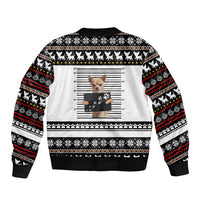 Chihuahua Personal Stalker Christmas Bomber Jacket Xmas Holiday Patterns - Wonder Print Shop
