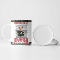 Chihuahua Personal Stalker Christmas Ceramic Mug Xmas Holiday Patterns - Wonder Print Shop