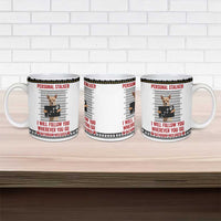 Chihuahua Personal Stalker Christmas Ceramic Mug Xmas Holiday Patterns - Wonder Print Shop