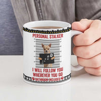 Chihuahua Personal Stalker Christmas Ceramic Mug Xmas Holiday Patterns - Wonder Print Shop