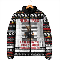 Chihuahua Personal Stalker Christmas Padded Jacket Xmas Holiday Patterns - Wonder Print Shop