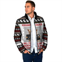 Chihuahua Personal Stalker Christmas Padded Jacket Xmas Holiday Patterns - Wonder Print Shop