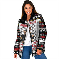 Chihuahua Personal Stalker Christmas Padded Jacket Xmas Holiday Patterns - Wonder Print Shop
