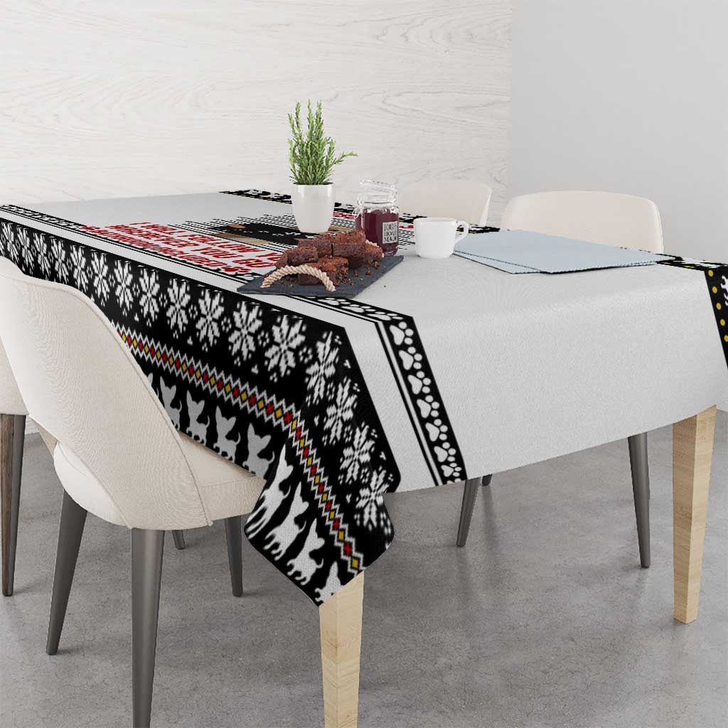 Chihuahua Personal Stalker Christmas Tablecloth Xmas Holiday Patterns - Wonder Print Shop